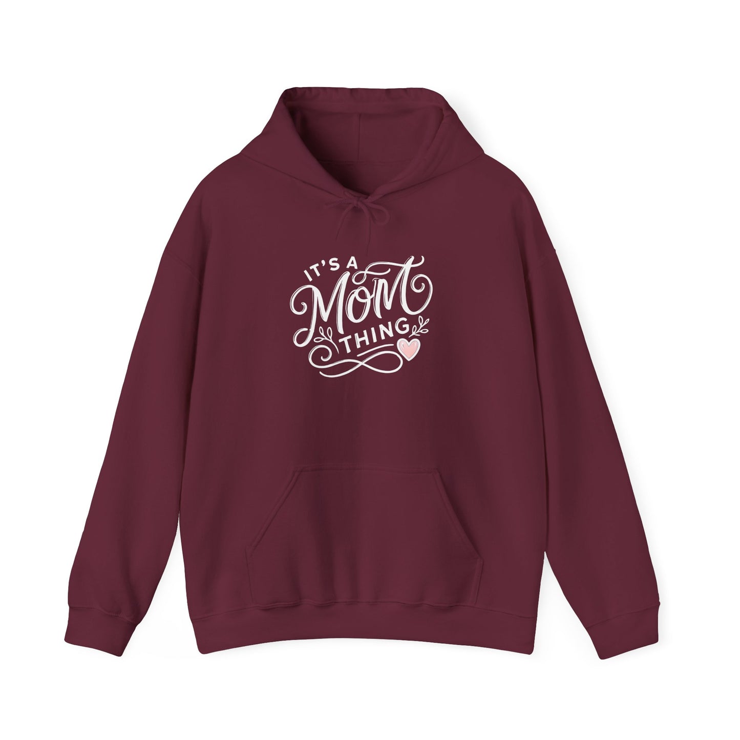 It's a Mom Thing Minimalist Heart Hoodie
