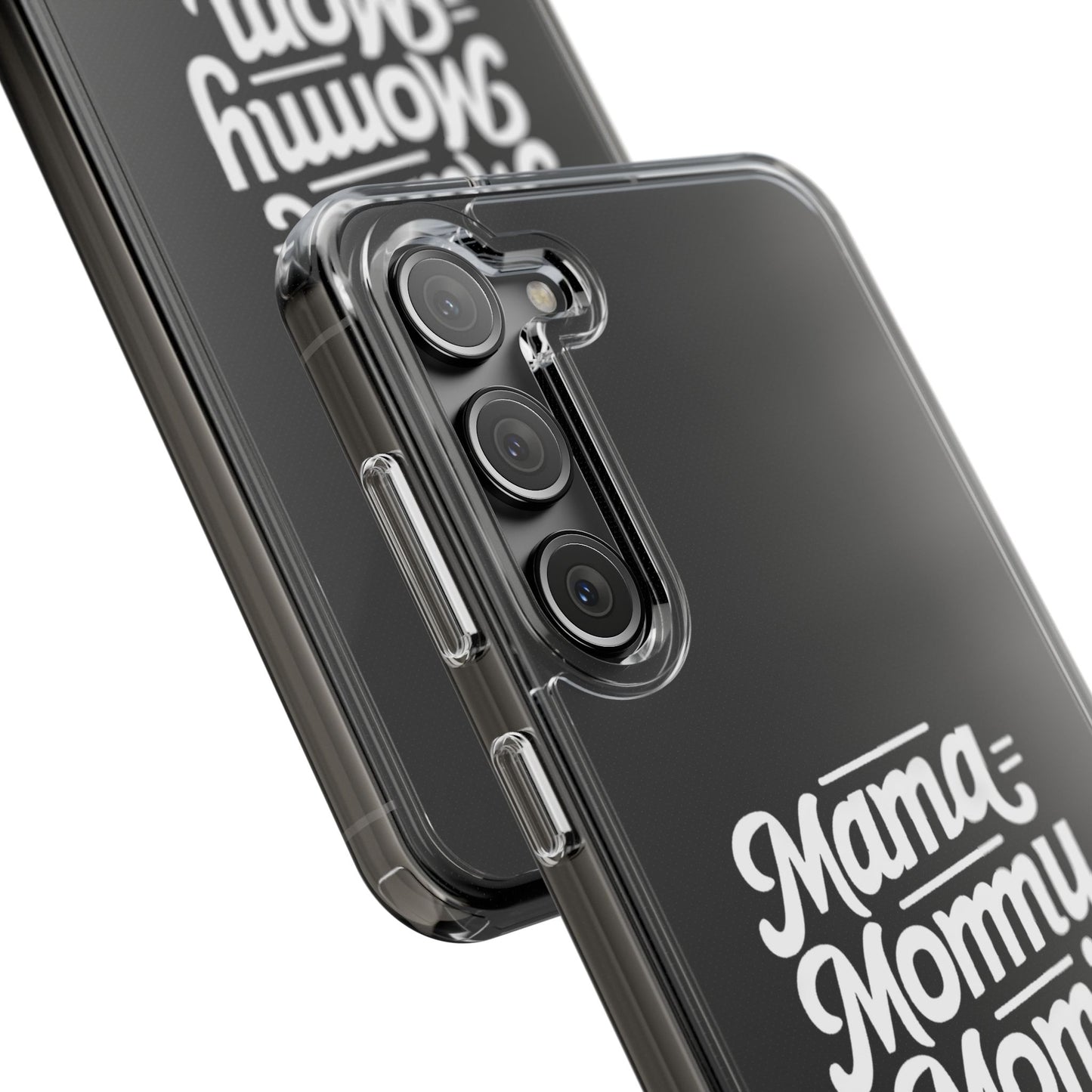 Mama Mommy Mom Bruh Clear Phone Case - Stylish & Functional