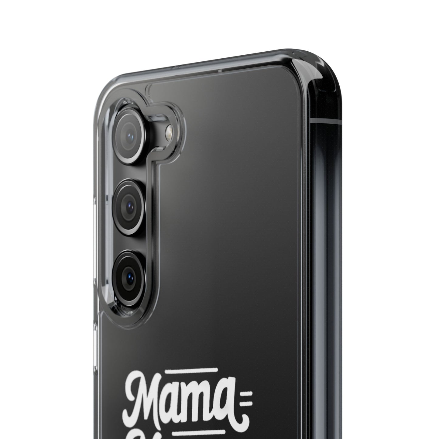 Mama Mommy Mom Bruh Clear Phone Case - Stylish & Functional