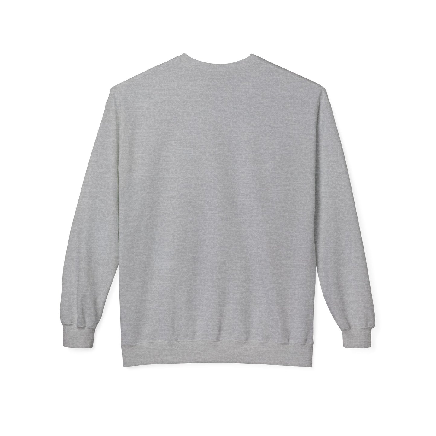 Casual Fleece Crewneck Sweatshirt - "I Just Work Here" White letters