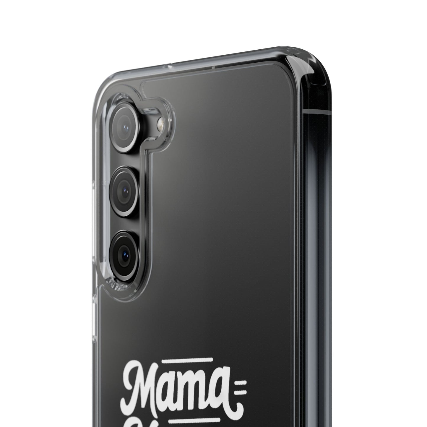Mama Mommy Mom Bruh Clear Phone Case - Stylish & Functional