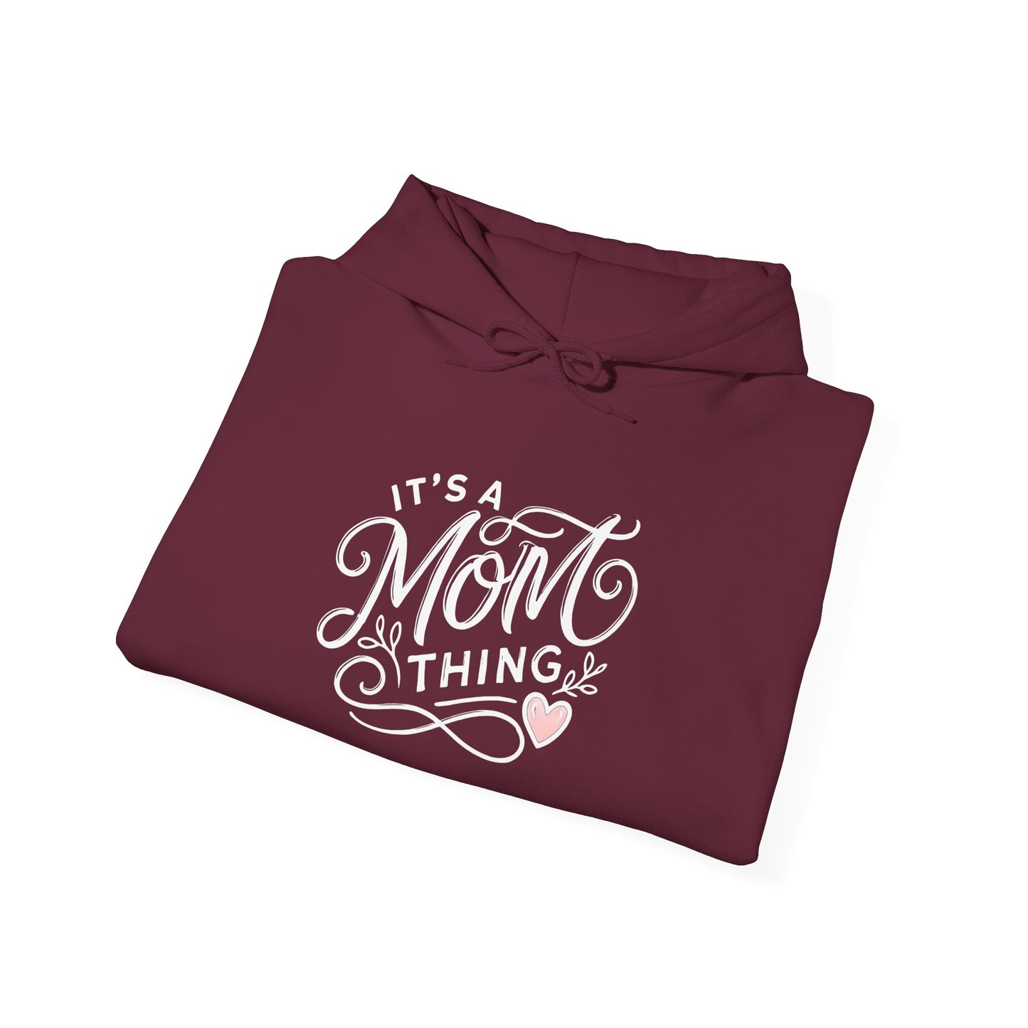 It's a Mom Thing Minimalist Heart Hoodie
