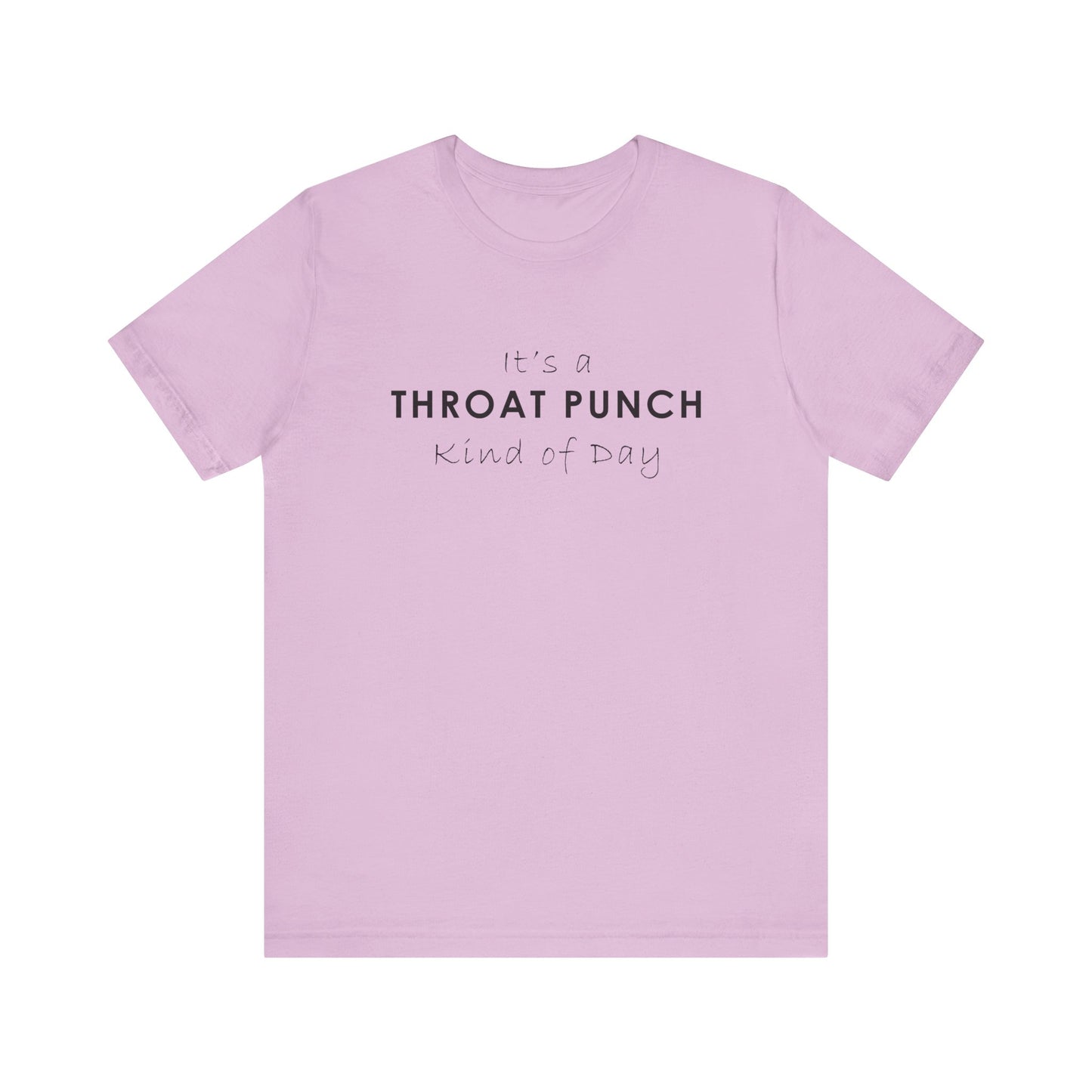 Funny Throat Punch Short Sleeve Tee for Casual Days