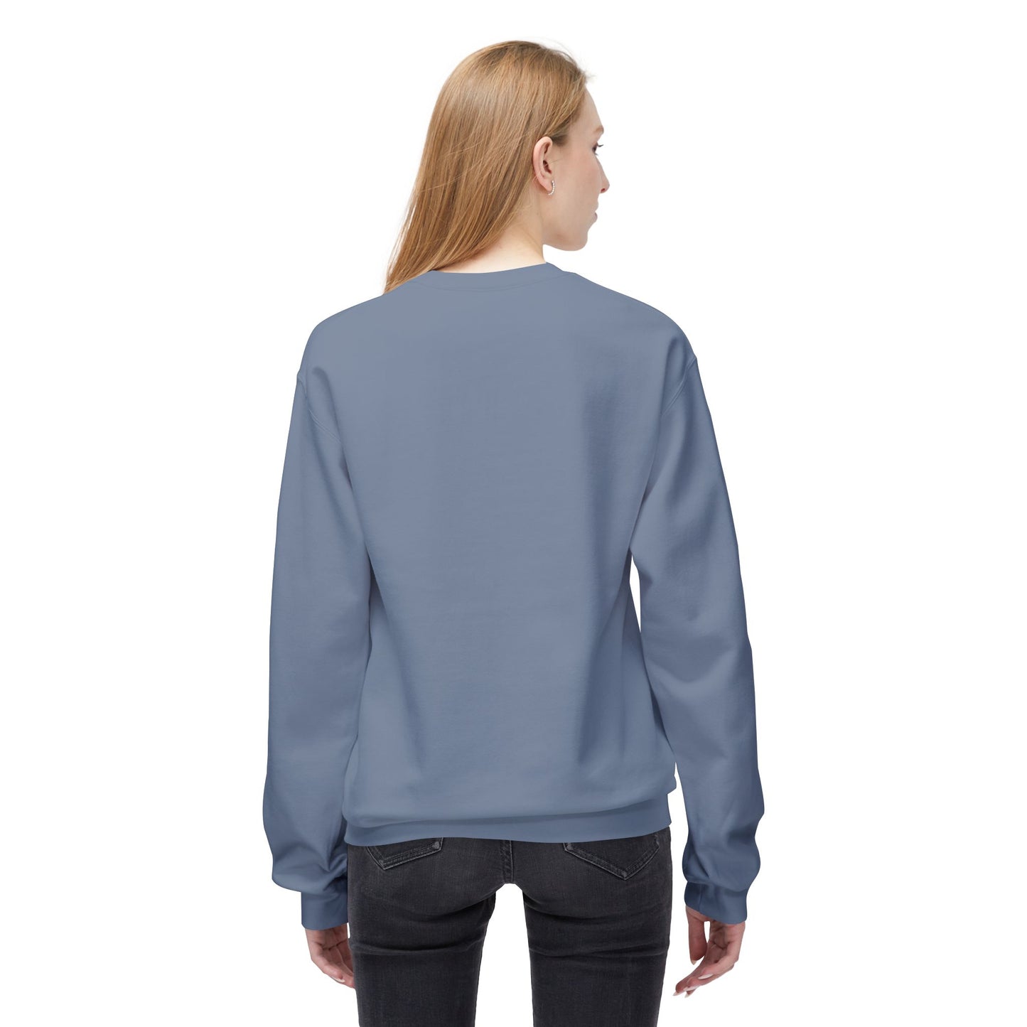 Casual Black Crewneck Sweatshirt - "I Just Work Here" White letters