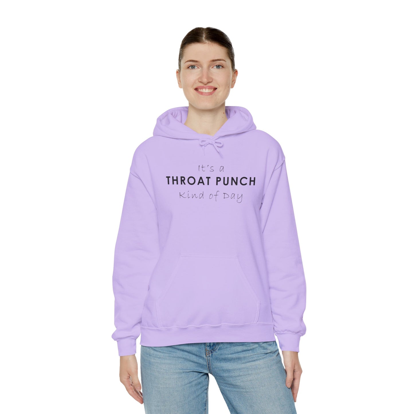 It's a Throat Punch Kind of Day Hoodie - Unisex Heavy Blend Sweatshirt
