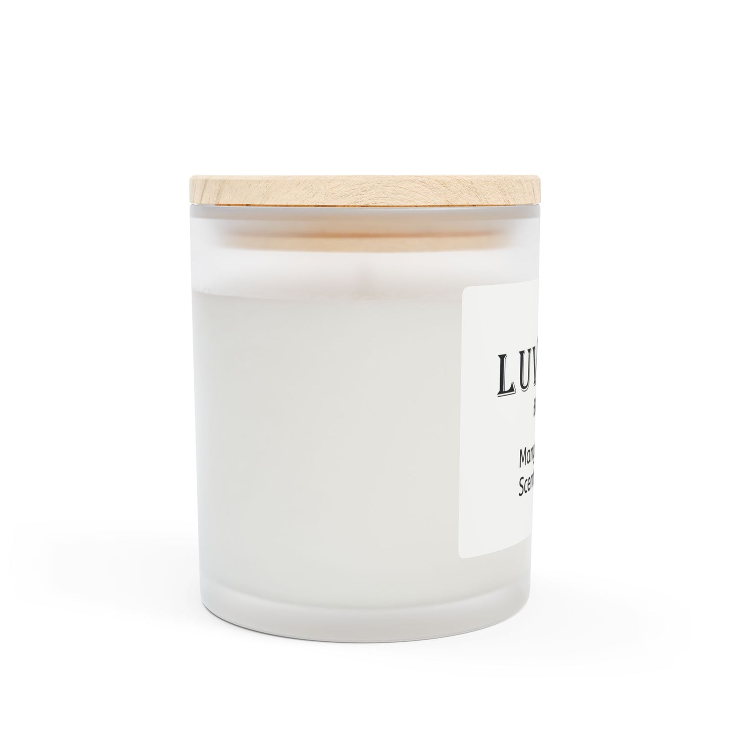 Mango Coconut Scented Candle - 11oz Frosted Glass Candle for Home Relaxation