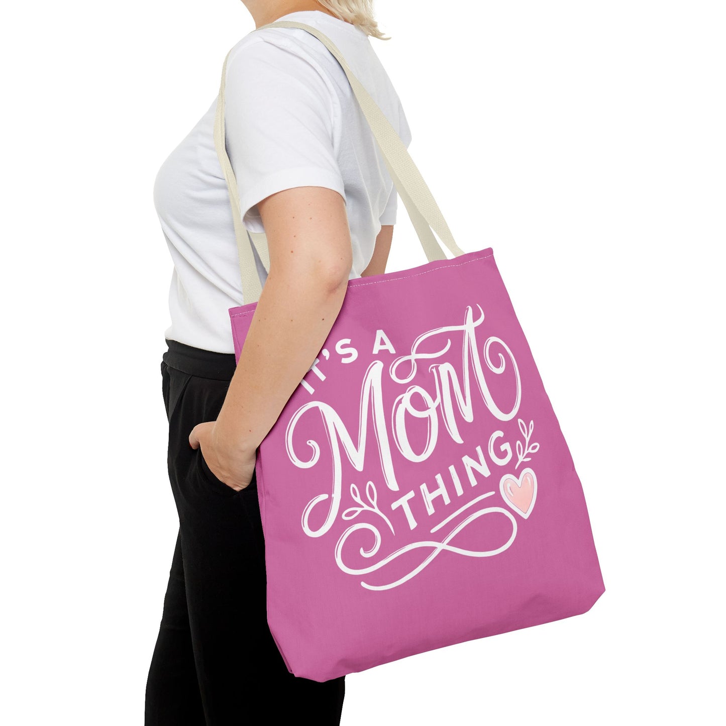 It's a Mom Thing Tote Bag - Cute Pink Design for Mother's Day & Everyday Use