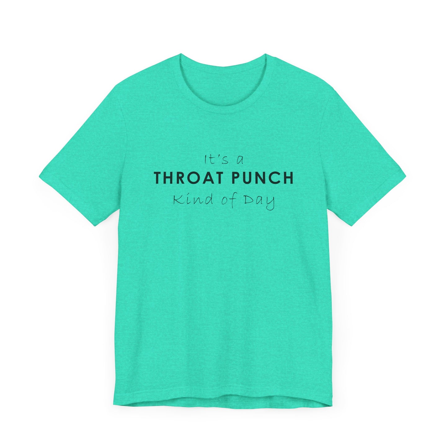 Funny Throat Punch Short Sleeve Tee for Casual Days