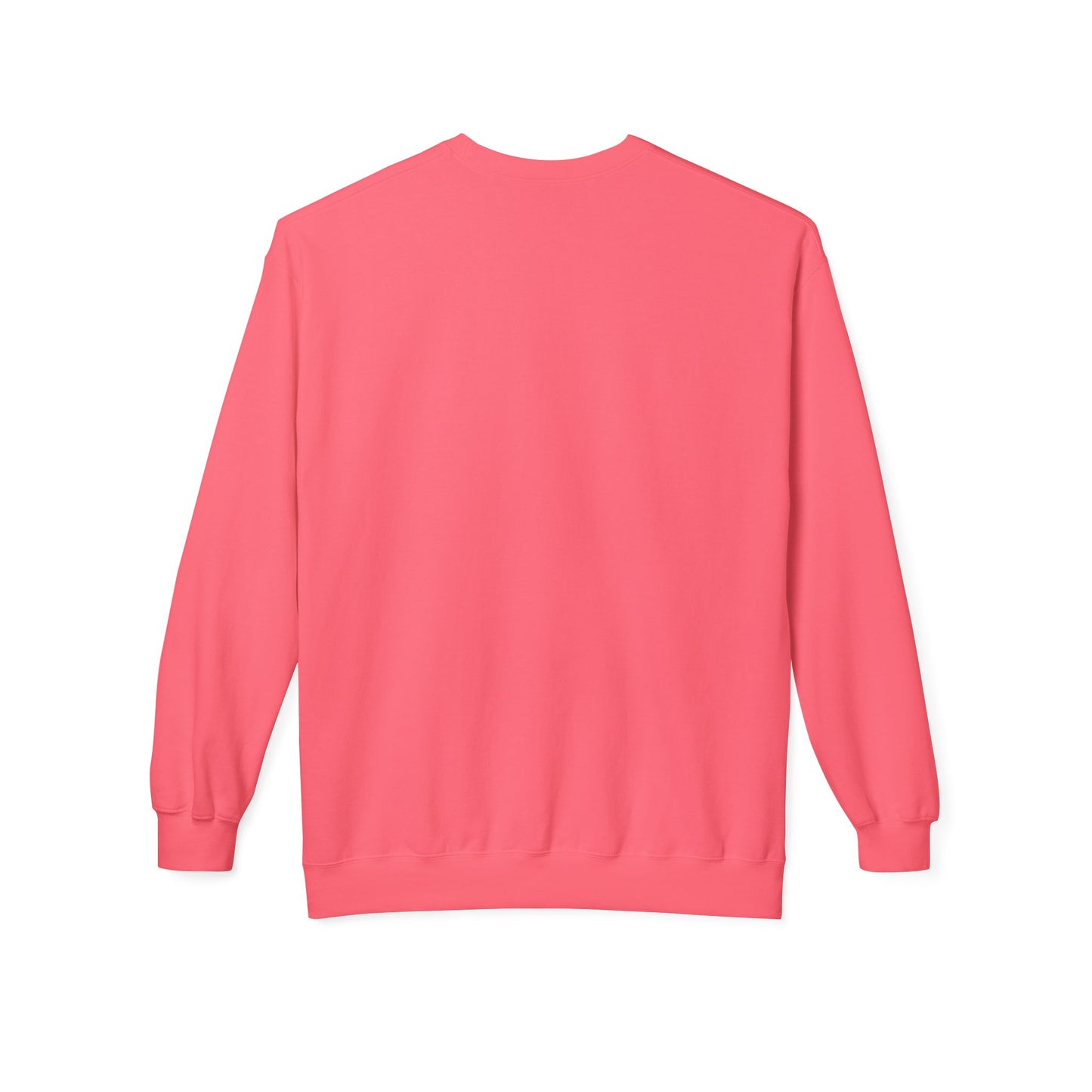 Casual Fleece Crewneck Sweatshirt - "I Just Work Here" White letters