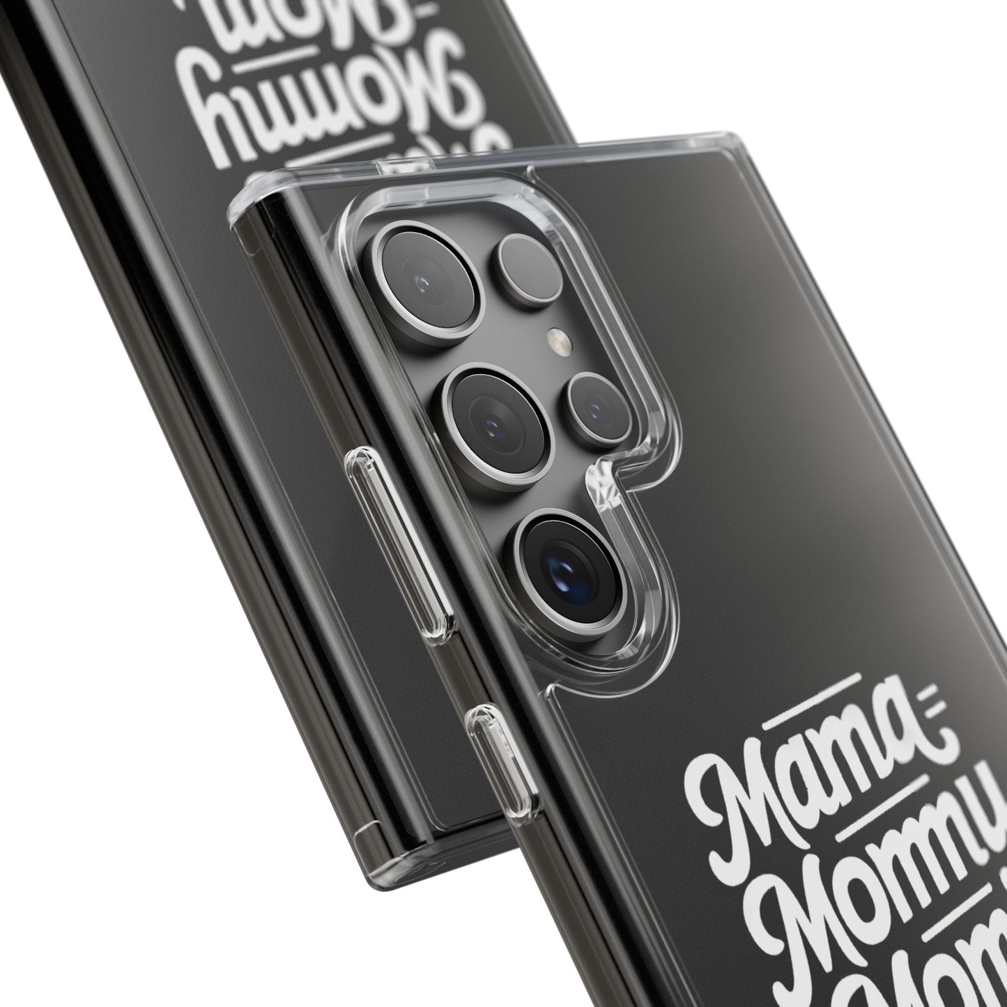 Mama Mommy Mom Bruh Clear Phone Case - Stylish & Functional