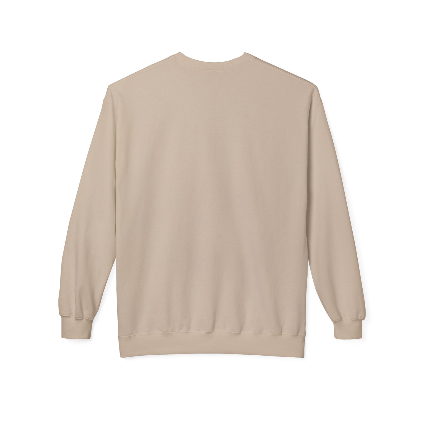 Casual Fleece Crewneck Sweatshirt - "I Just Work Here" White letters