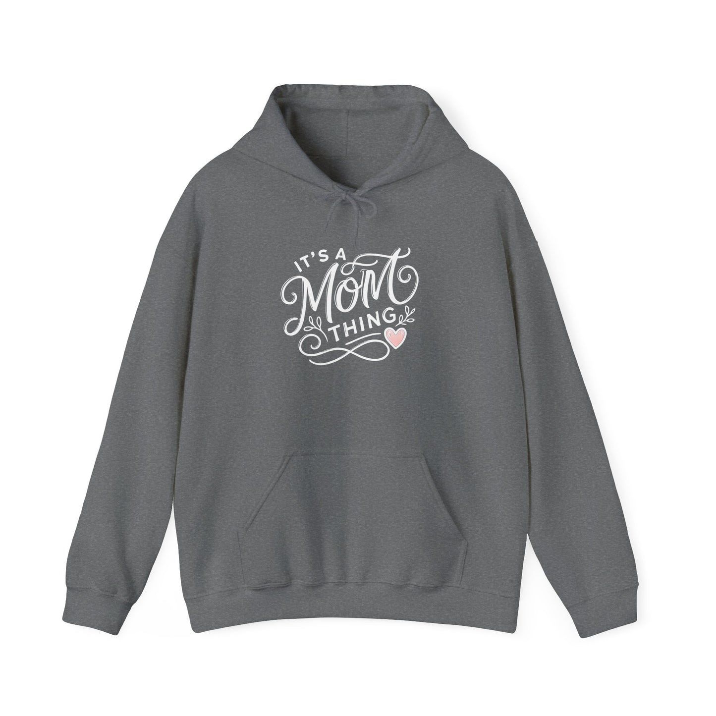 It's a Mom Thing Minimalist Heart Hoodie