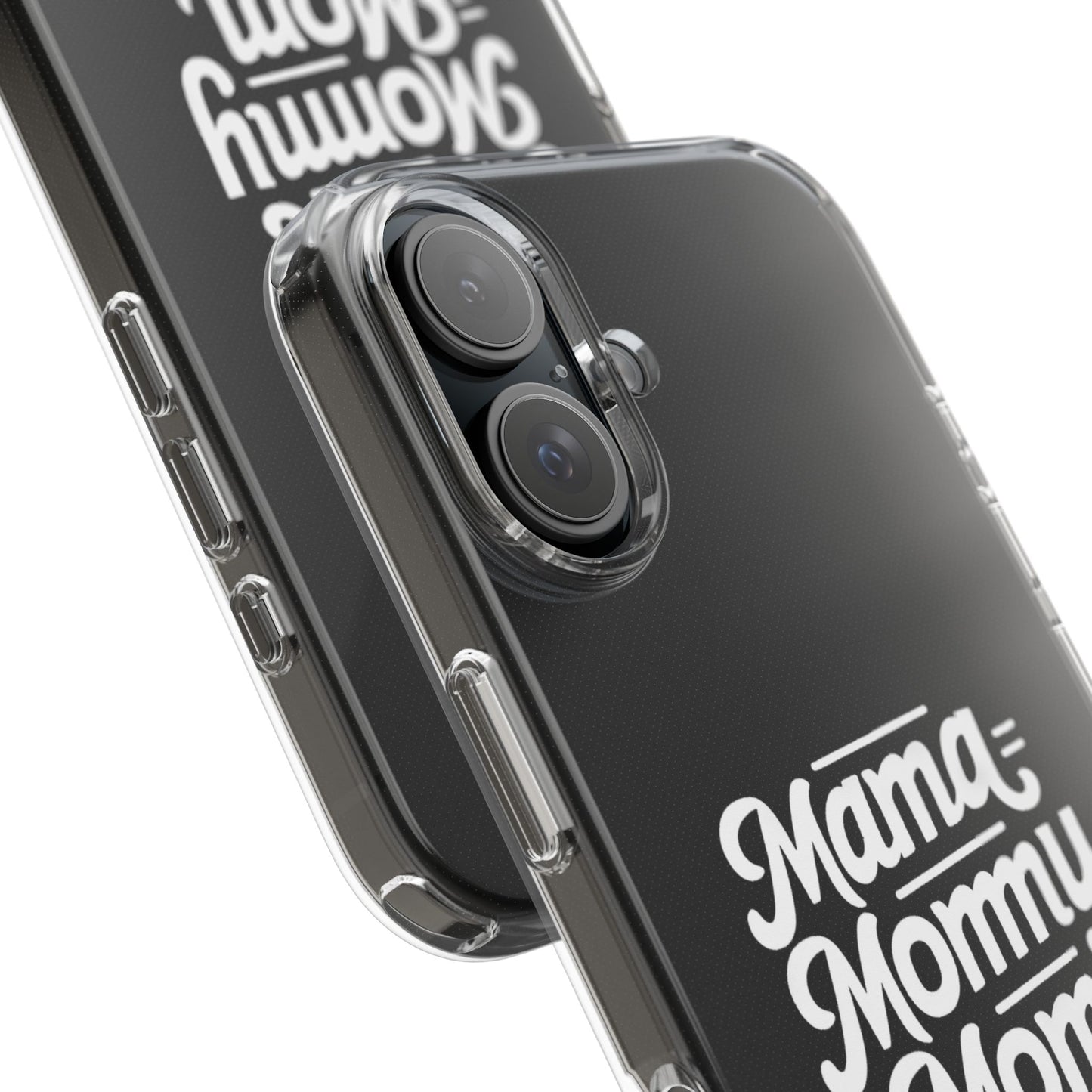Mama Mommy Mom Bruh Clear Phone Case - Stylish & Functional