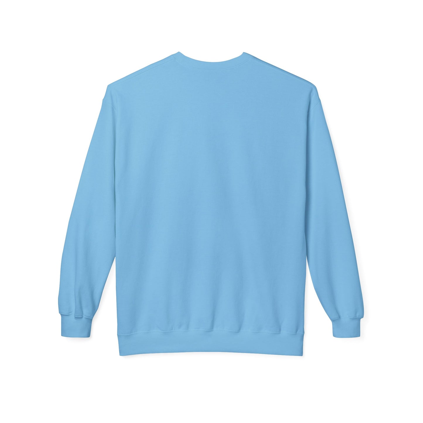 Casual Fleece Crewneck Sweatshirt - "I Just Work Here" White letters