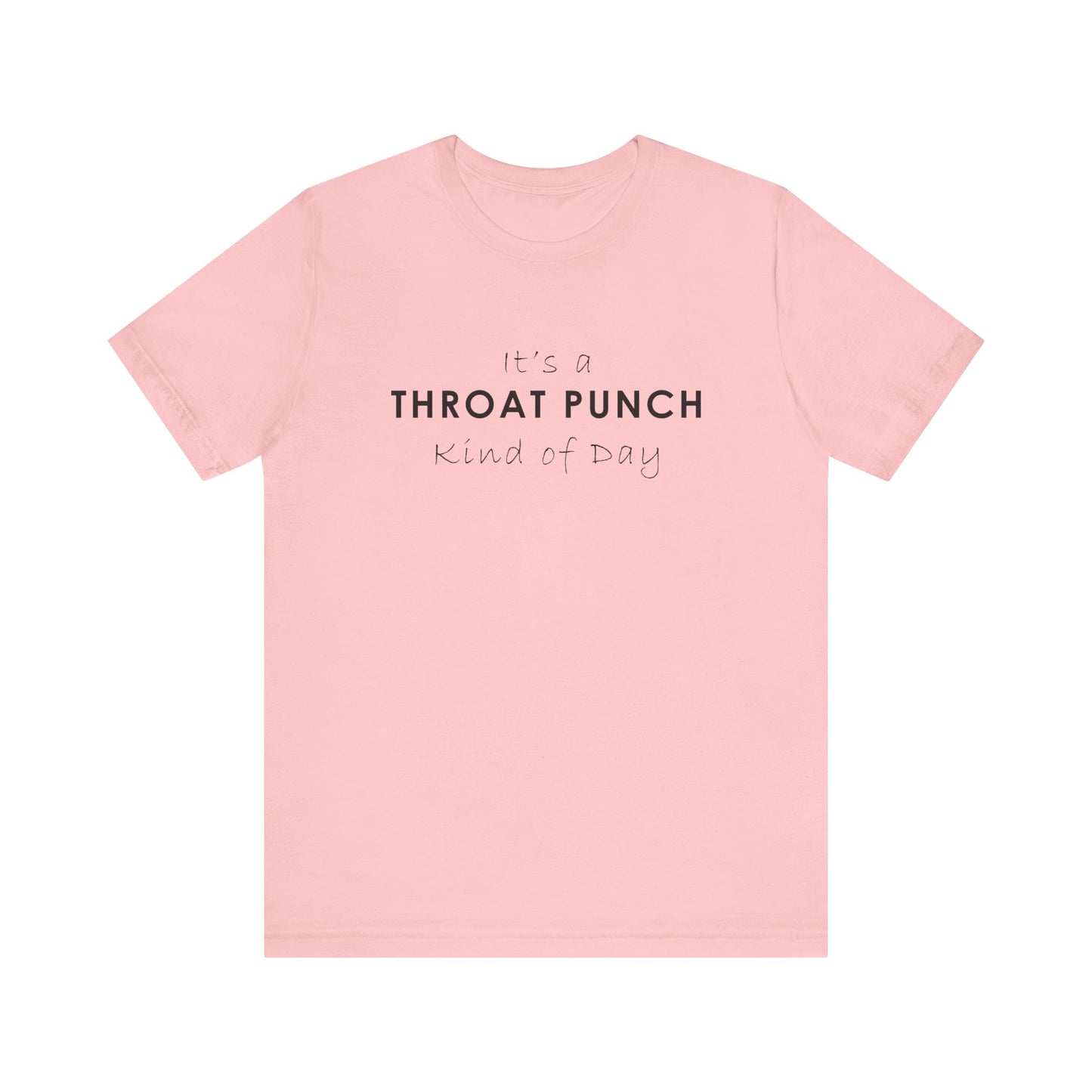 Funny Throat Punch Short Sleeve Tee for Casual Days