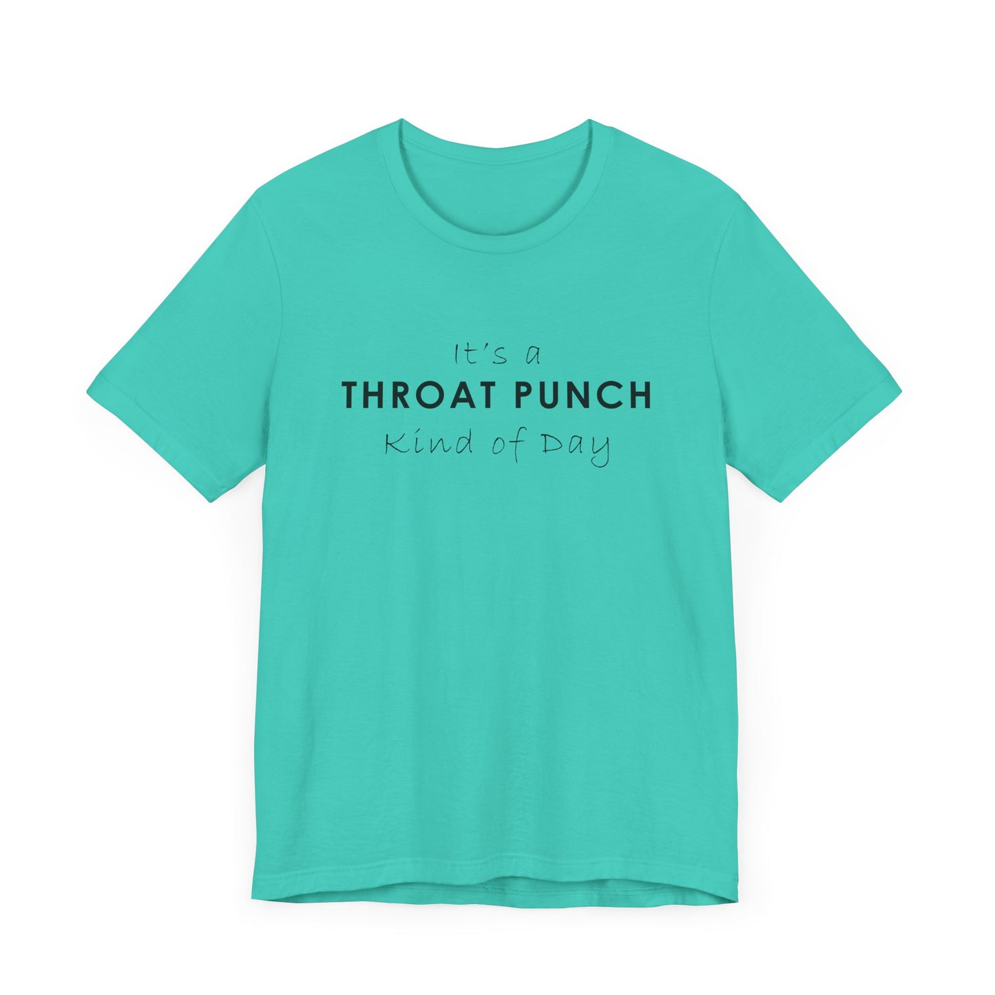 Funny Throat Punch Short Sleeve Tee for Casual Days