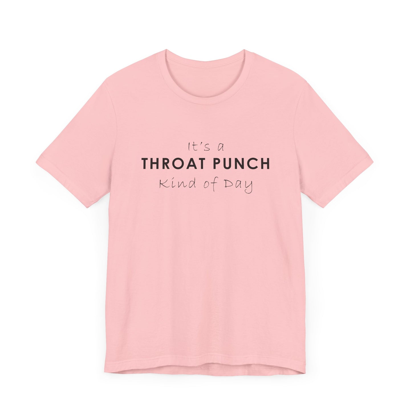 Funny Throat Punch Short Sleeve Tee for Casual Days
