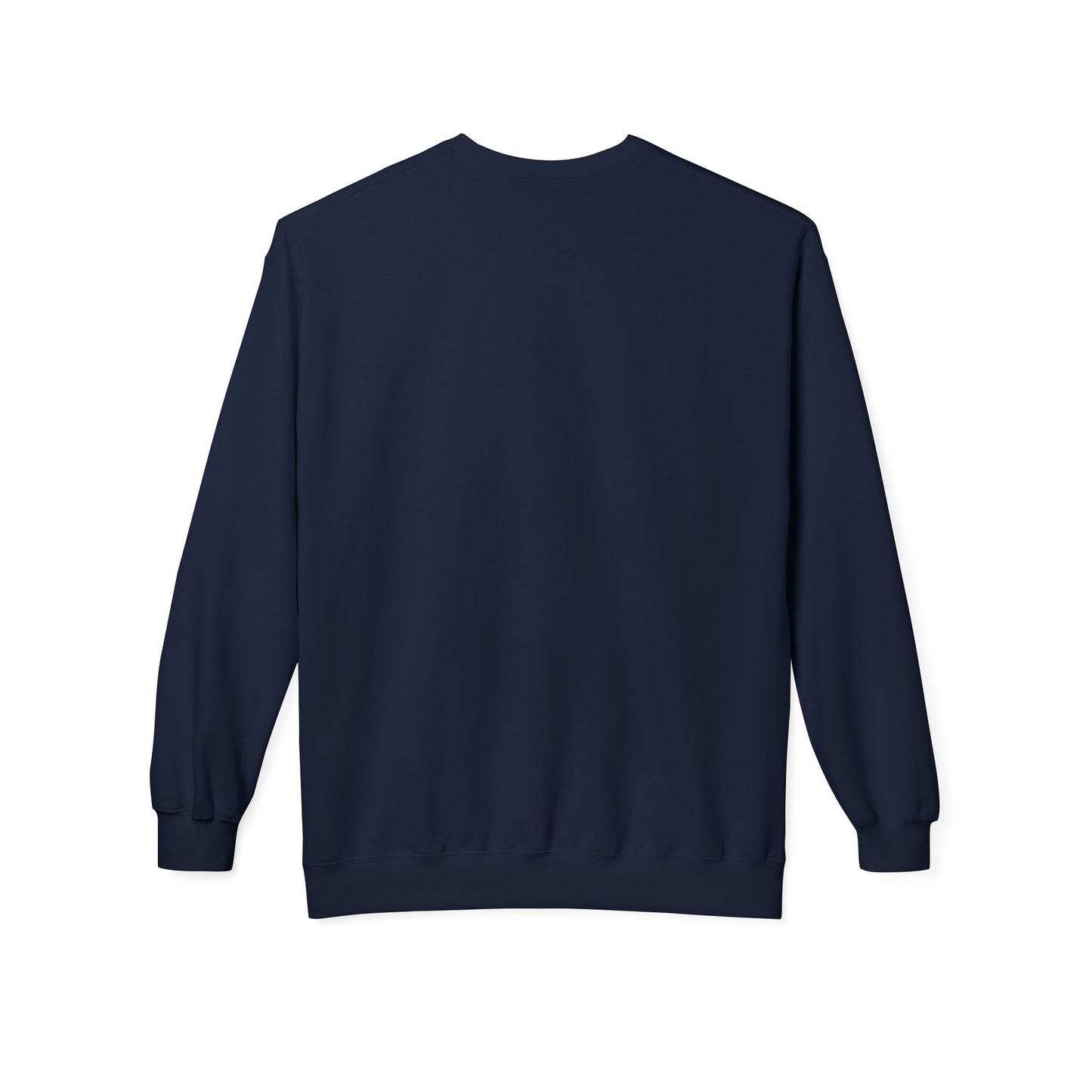 Casual Black Crewneck Sweatshirt - "I Just Work Here" White letters