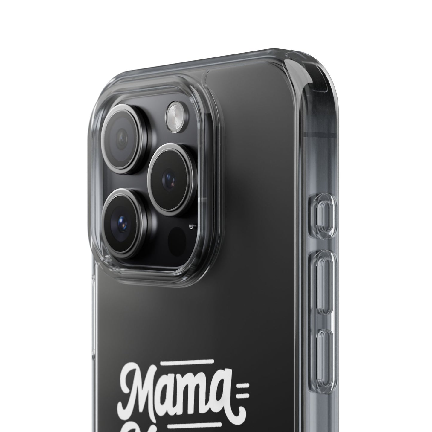 Mama Mommy Mom Bruh Clear Phone Case - Stylish & Functional