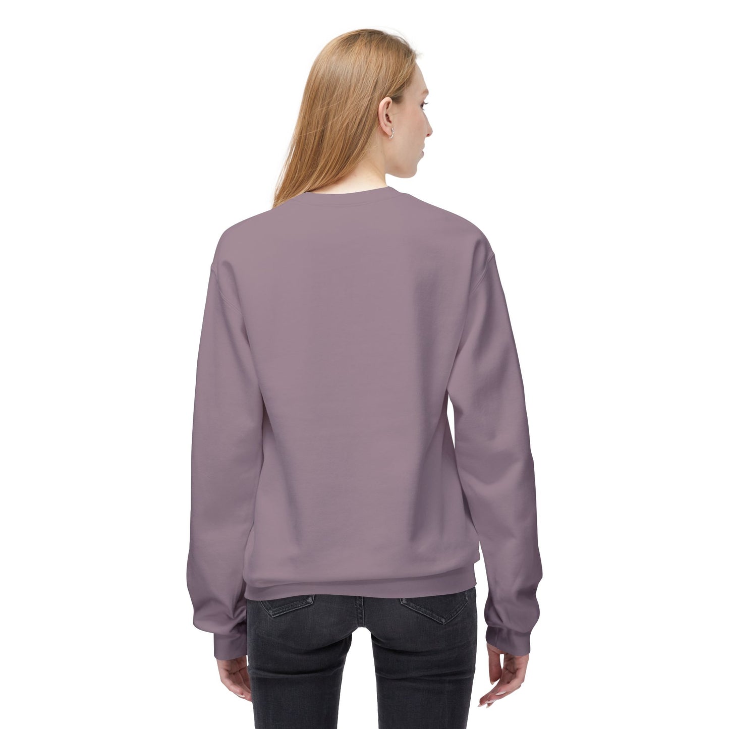 Casual Black Crewneck Sweatshirt - "I Just Work Here" White letters