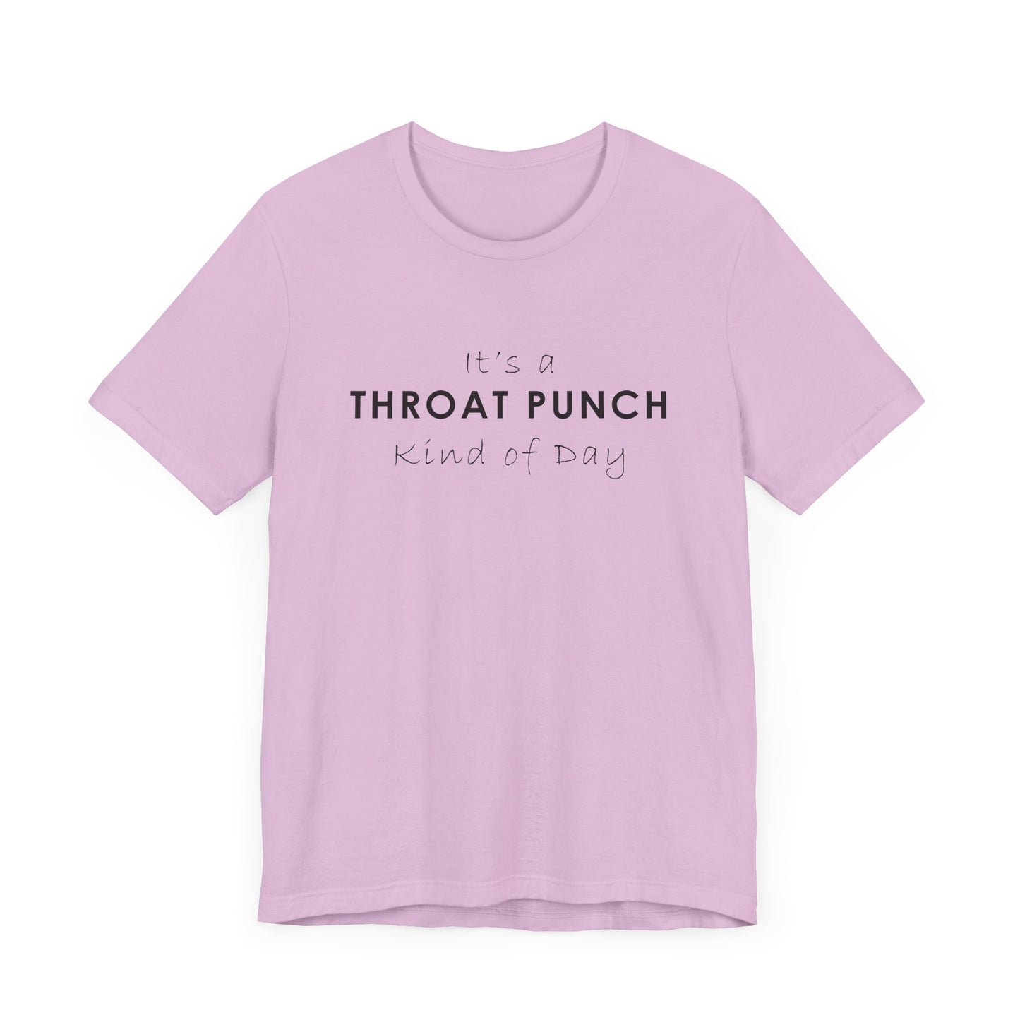 Funny Throat Punch Short Sleeve Tee for Casual Days