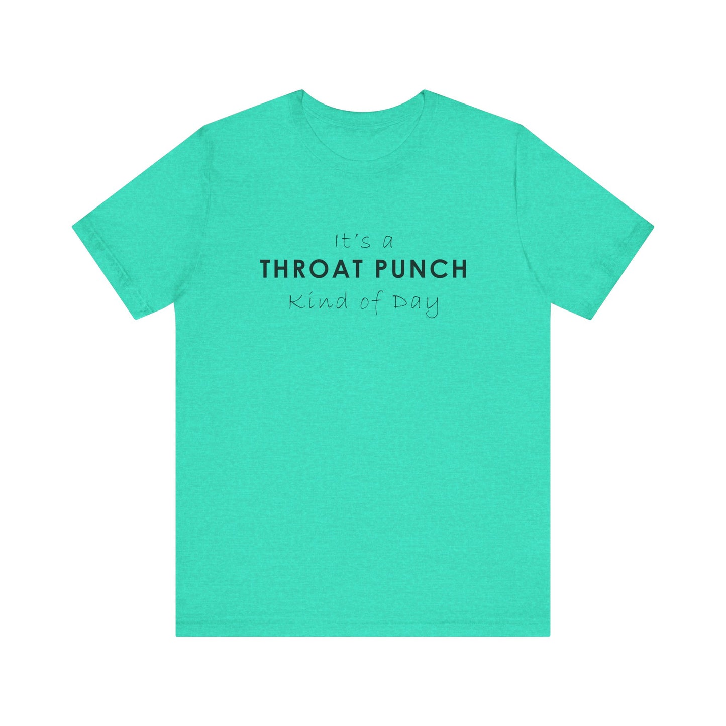 Funny Throat Punch Short Sleeve Tee for Casual Days