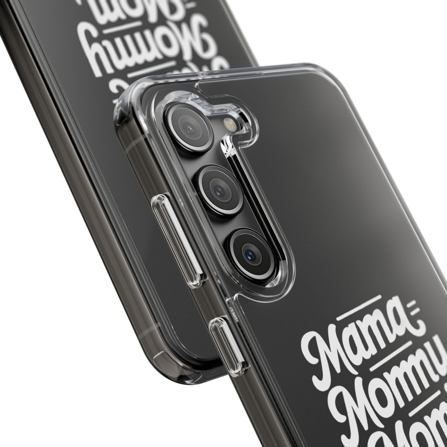 Mama Mommy Mom Bruh Clear Phone Case - Stylish & Functional