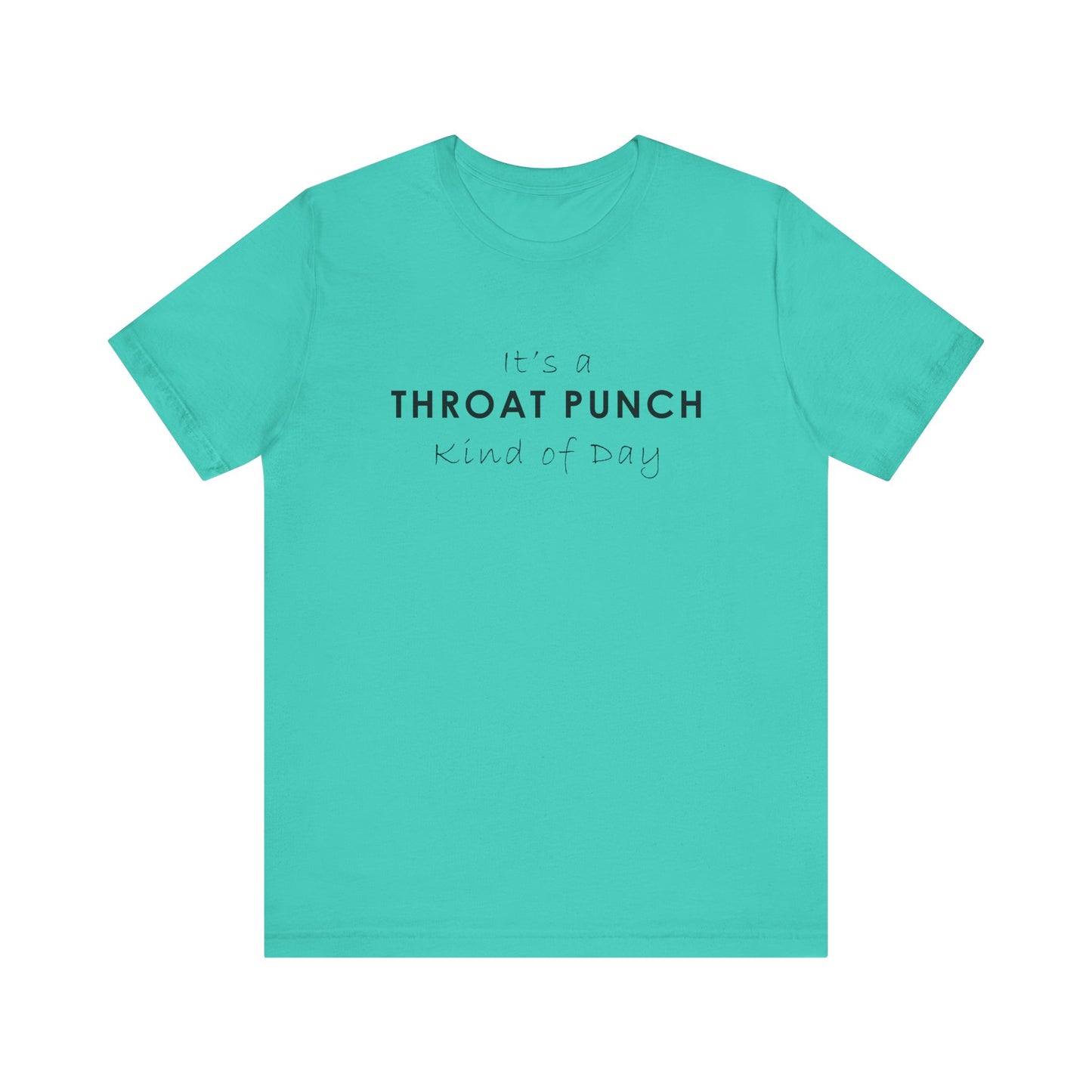 Funny Throat Punch Short Sleeve Tee for Casual Days