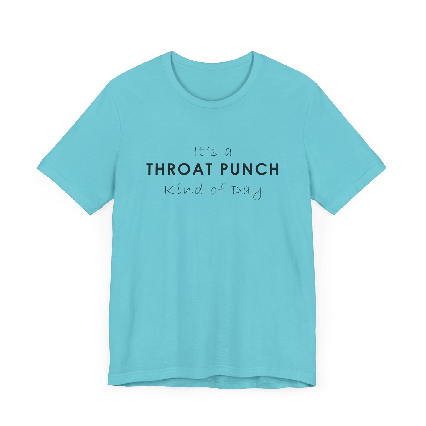 Funny Throat Punch Short Sleeve Tee for Casual Days