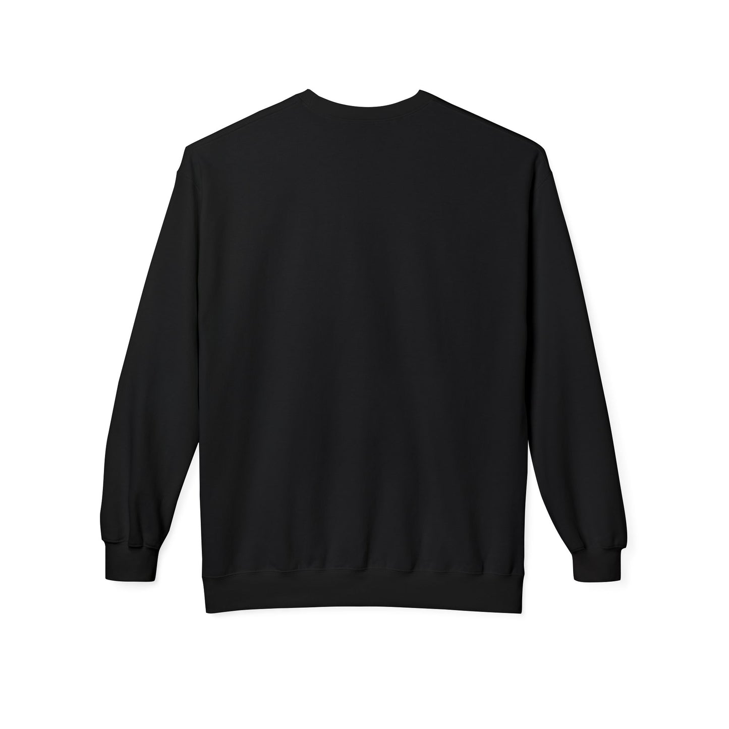 Casual Black Crewneck Sweatshirt - "I Just Work Here" White letters