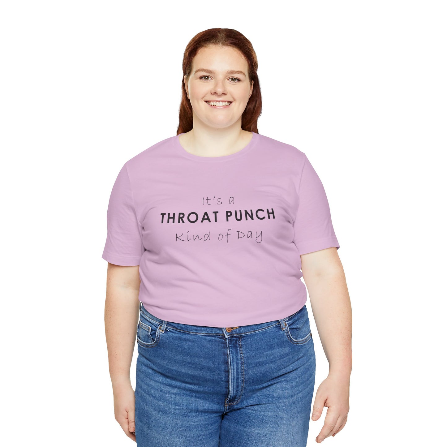 Funny Throat Punch Short Sleeve Tee for Casual Days