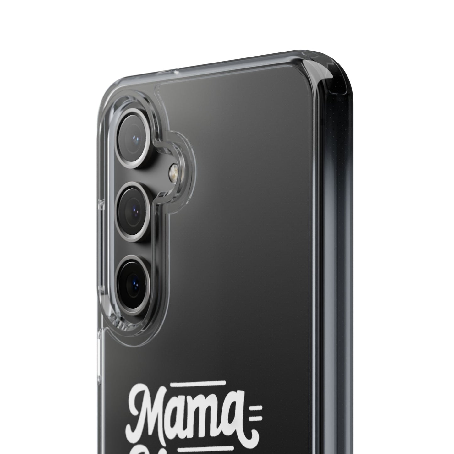 Mama Mommy Mom Bruh Clear Phone Case - Stylish & Functional