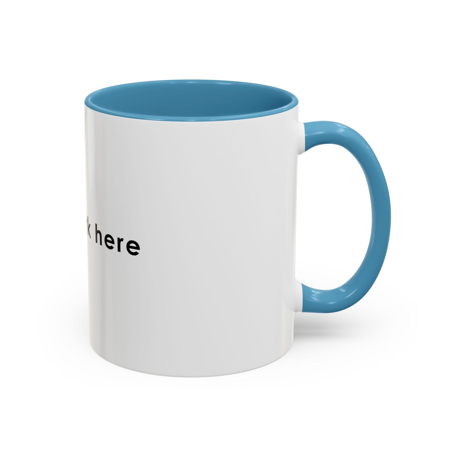 I Just Work Here Accent Coffee Mug - Fun Office Mug for Employees